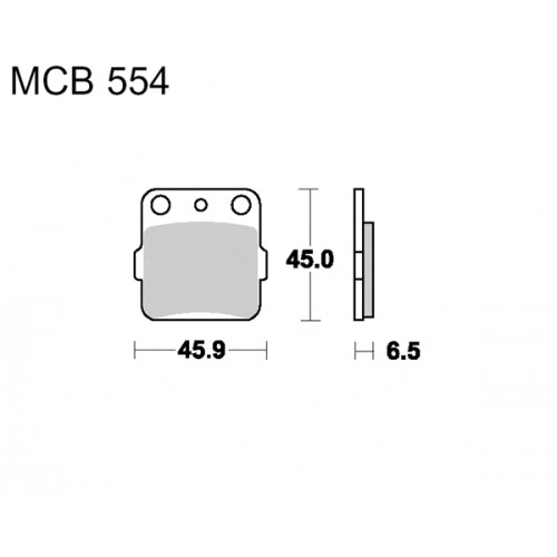 Колодки гальмівні TRW Lucas MCB554SI