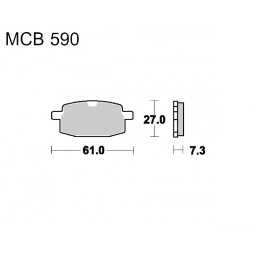 Колодки гальмівні TRW Lucas MCB590EC