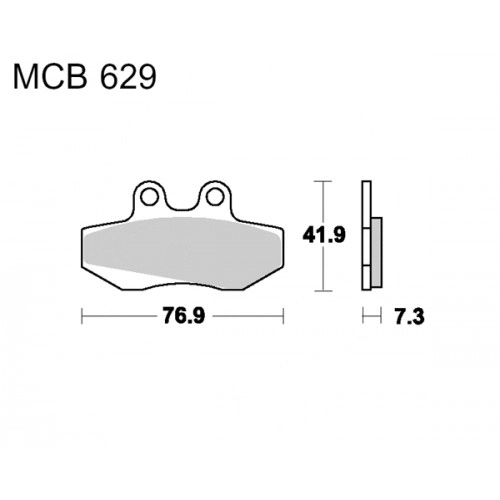 Колодки гальмівні TRW Lucas MCB629