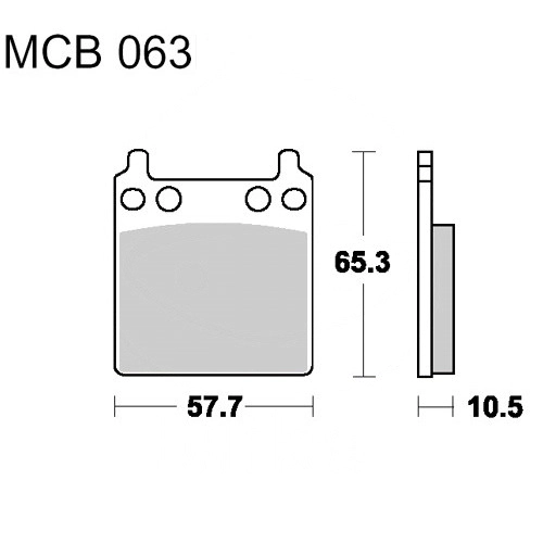 Колодки гальмівні TRW Lucas MCB63 