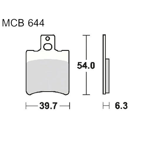Колодки гальмівні TRW Lucas MCB644EC