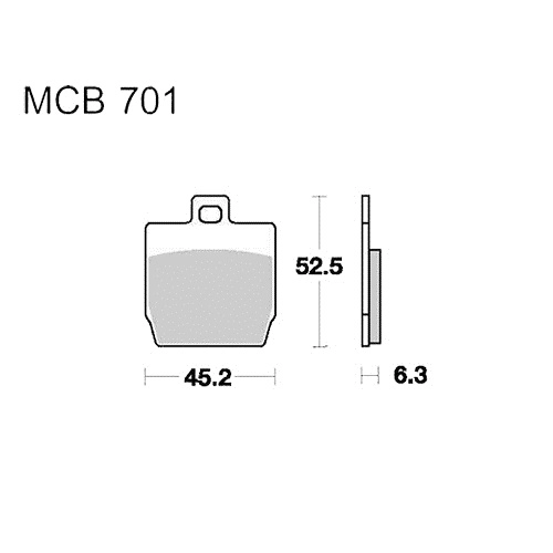 Колодки гальмівні TRW Lucas MCB701EC