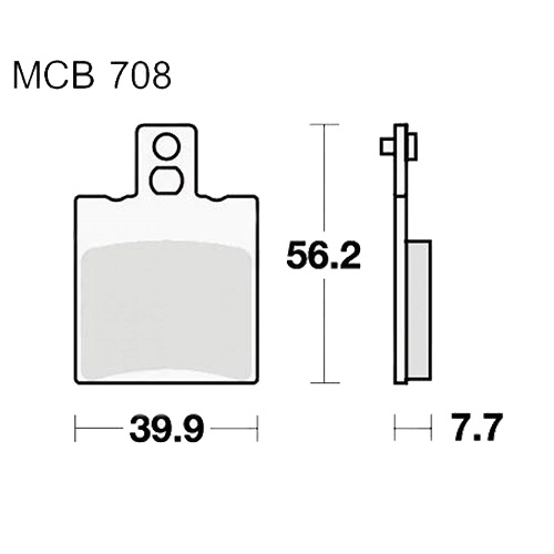 Колодки гальмівні TRW Lucas MCB708EC