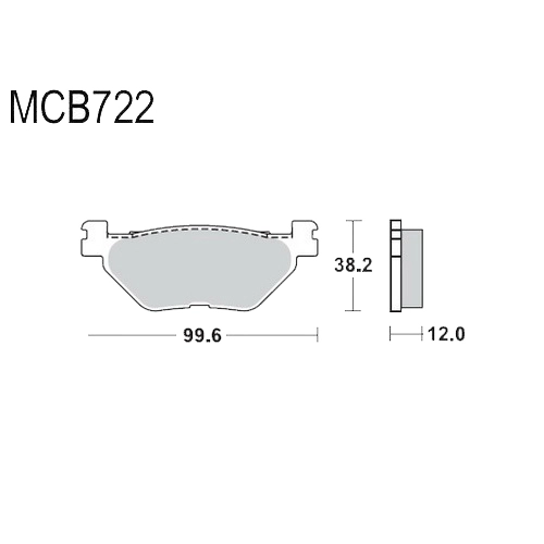 Колодки гальмівні TRW Lucas MCB722