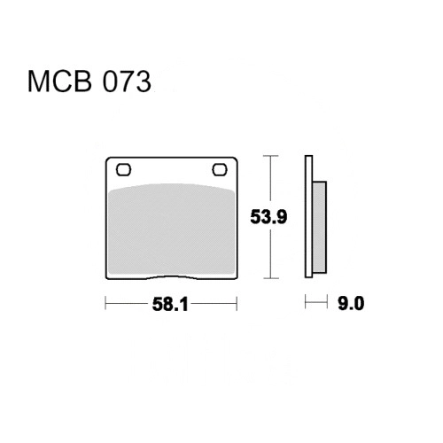 Колодки гальмівні TRW Lucas MCB73