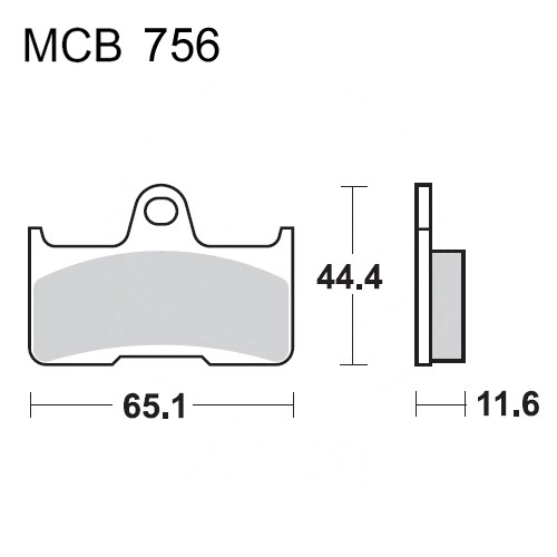 Колодки гальмівні TRW Lucas MCB756SI