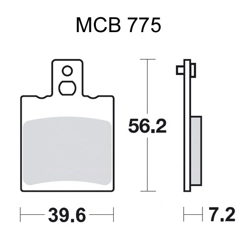 Колодки гальмівні TRW Lucas MCB775