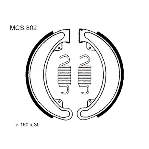 Колодки гальмівні TRW Lucas MCS802