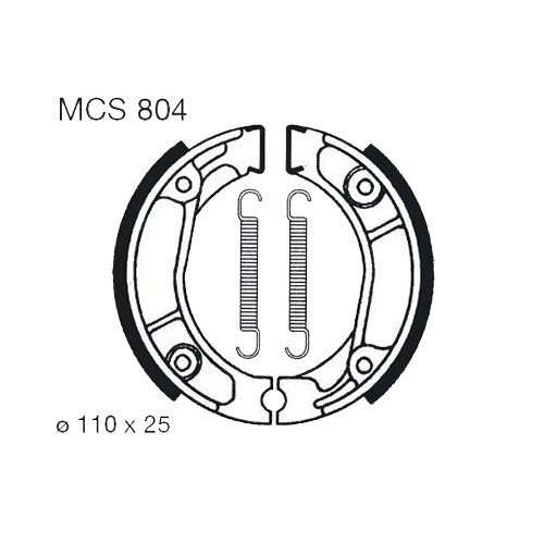 Колодки гальмівні TRW Lucas MCS804