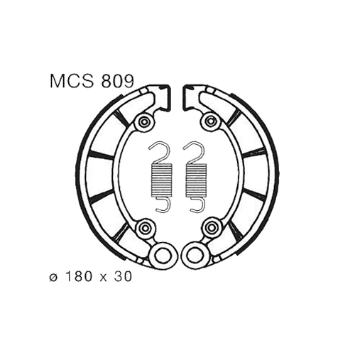 Колодки гальмівні TRW Lucas MCS809