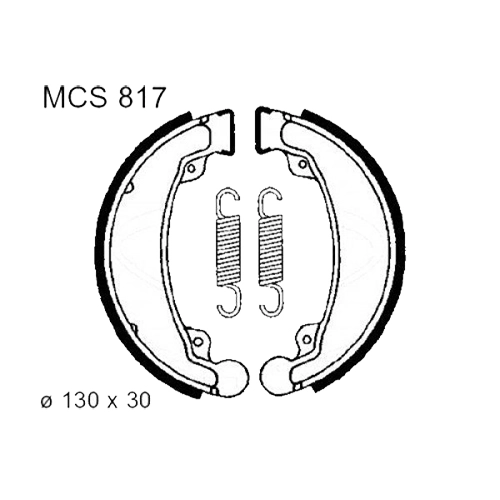 Колодки гальмівні TRW Lucas MCS817