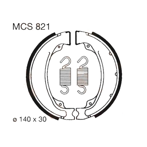 Колодки гальмівні TRW Lucas MCS821