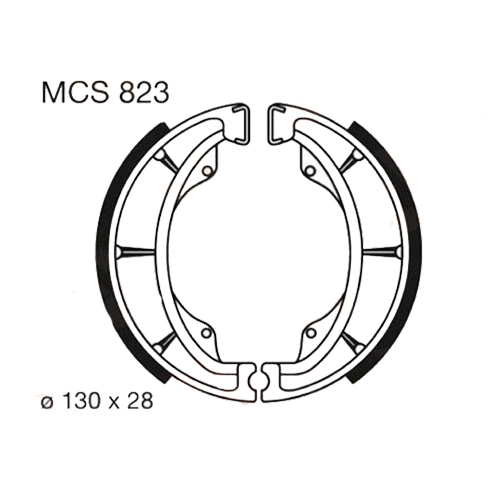 Колодки гальмівні TRW Lucas MCS823