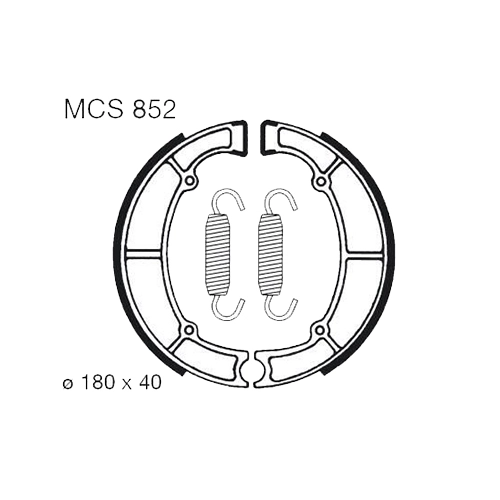 Колодки гальмівні TRW Lucas MCS852