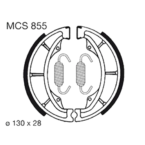 Колодки тормозные TRW Lucas MCS855