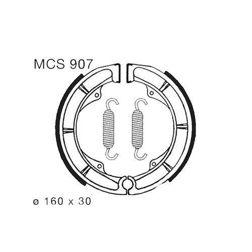 Колодки гальмівні TRW Lucas MCS907