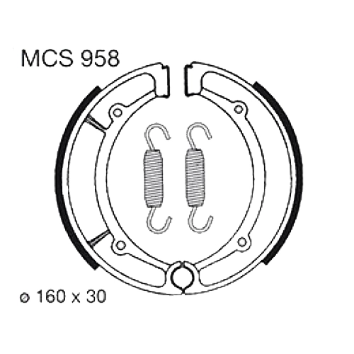 Колодки гальмівні TRW Lucas MCS958