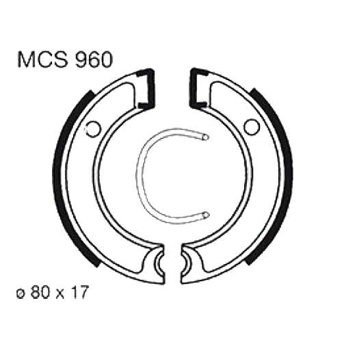 Колодки гальмівні TRW Lucas MCS960