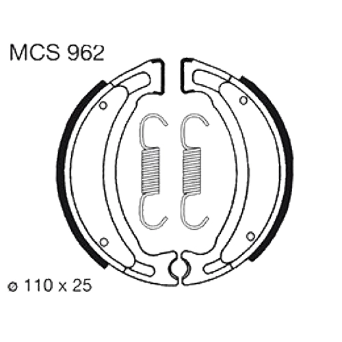 Колодки гальмівні TRW Lucas MCS962