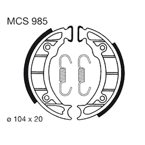 Колодки гальмівні TRW Lucas MCS985