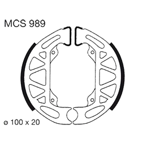 Колодки гальмівні TRW Lucas MCS989