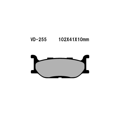 Колодки гальмівні Vesrah VD-255