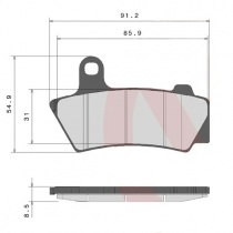 Колодки тормозные Brembo 07BB4180