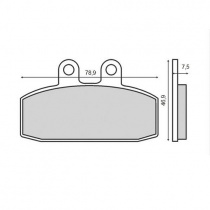 Колодки тормозные Brenta BR3026