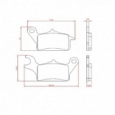 Колодки тормозные Brenta BR3181