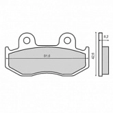 Колодки тормозные Brenta BR3190
