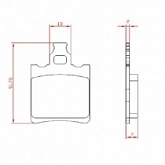 Колодки тормозные Brenta BR3220