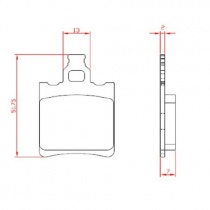 Колодки тормозные Brenta BR3220