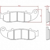 Колодки тормозные Brenta BR3221