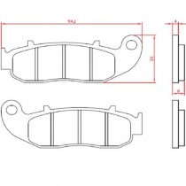 Колодки тормозные Brenta BR3221