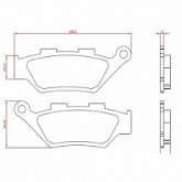 Колодки тормозные Brenta BR3224