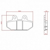 Колодки тормозные Brenta BR3226