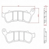 Колодки тормозные Brenta BR4225