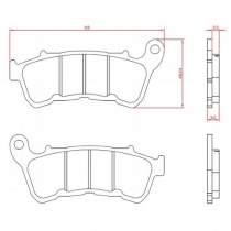 Колодки тормозные Brenta BR4225