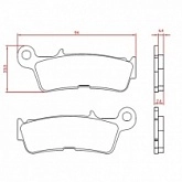Колодки тормозные Brenta BR4227