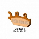 Колодки тормозные Delta DB2236OR-D