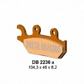 Колодки тормозные Delta DB2236OR-D