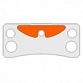 Колодки тормозные Delta DB2255OR-D