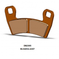 Колодки тормозные Delta DB2305OR-D