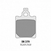 Колодки тормозные Delta DB2370OR-D