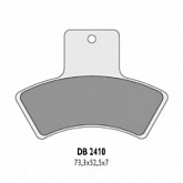 Колодки тормозные Delta DB2410OR-D