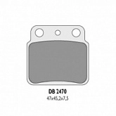 Колодки тормозные Delta DB2470OR-D