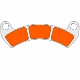 Колодки тормозные Delta DB7080OR-D