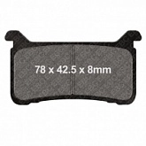 Колодки тормозные EBC EPFA700HH