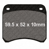 Колодки тормозные EBC FA016S