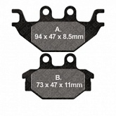 Колодки тормозные EBC FA377HH